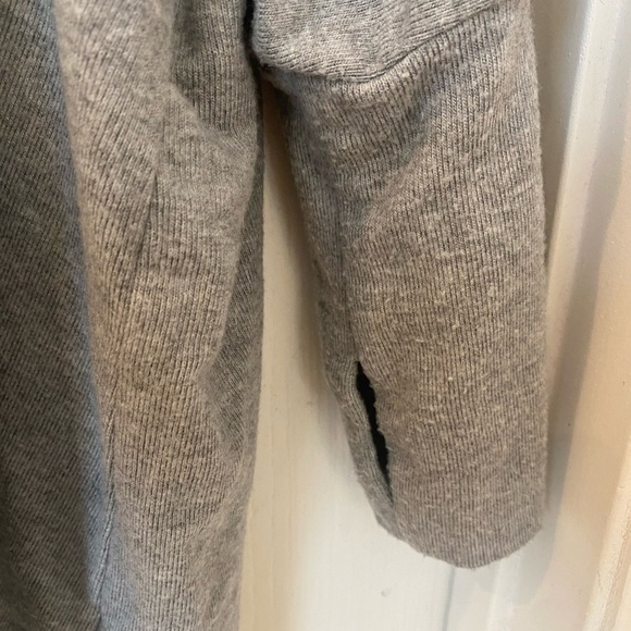 Lauren Moshi Record Eye Oversized Gray Sweatshirt Size XS Boyfriend Casual - Picture 3 of 7